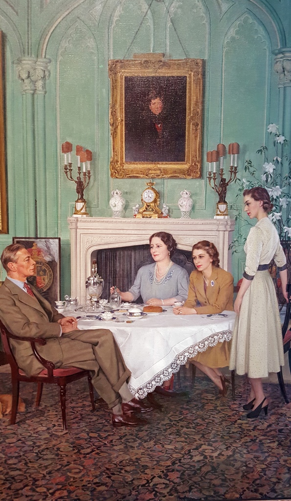 Royal Family at Royal Lodge, Windsor (1950)